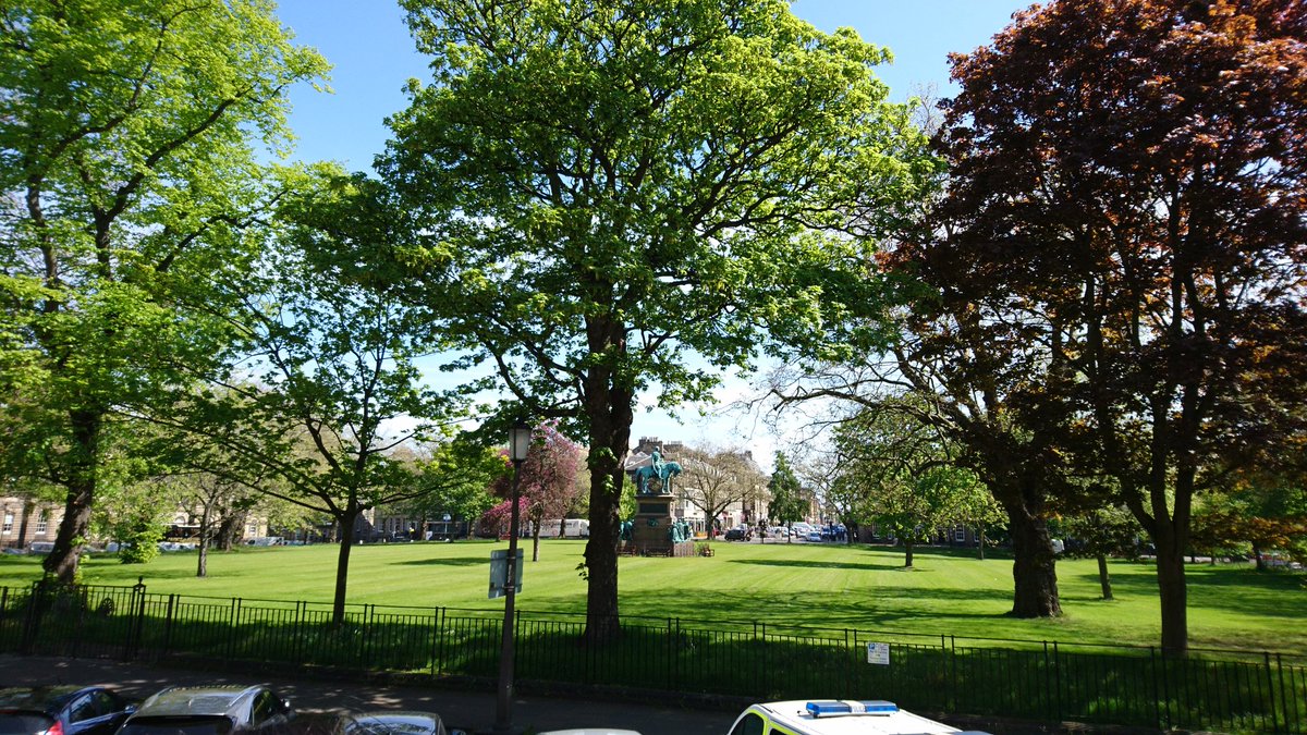 DHSGeogDept's tweet photo. #DHS #geography #fieldtrip Charlotte Square passing first minister's residence https://t.co/niaC3BSUWZ