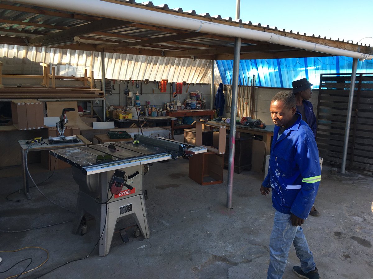 NewLeafChange's tweet photo. Day 3 of shooting: @NewLeafChange and @embatnku crew visited Alino Wood Furniture. Alino's incredible story and message of commitment to his community and his craft brought us to tears! His Story to follow: https://t.co/zJciDVRGzh