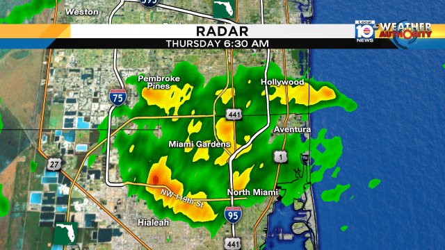 Heavy rain soaking parts of Broward and Miami-Dade! Drive safe. https://t.co/slIYnoWwxZ