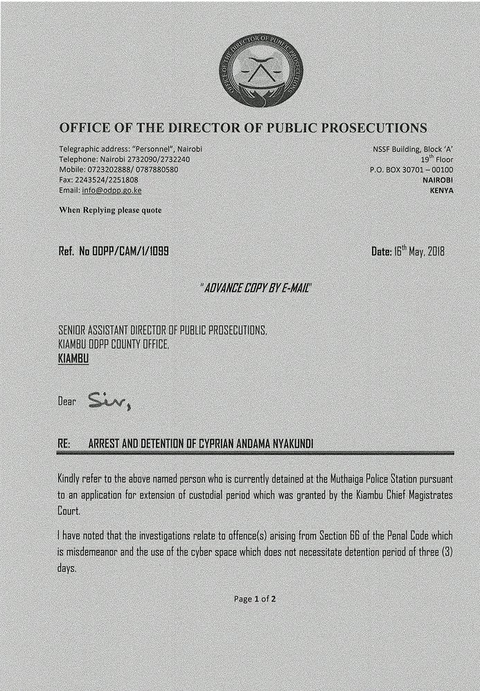 MboyaApollo's tweet photo. Case closed, Guru @C_NyaKundiH is free, I have now closed this file. https://t.co/IAZg6SZazf