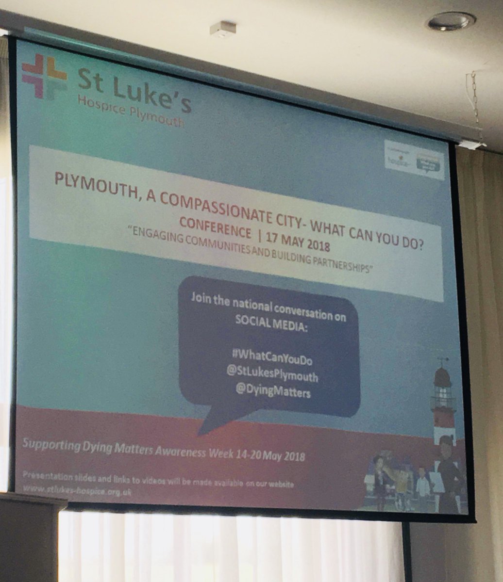 PMZOfficial's tweet photo. PMZ's Research &amp; Training Manager Anna Batson @StLukesPlymouth conference 'Plymouth, A Compassionate City'. Our fortnightly music making sessions at St Luke's are highly valued by bereaved people. #WhatCanYouDo @DyingMatters #ElmersBigParade 
#ArtsHealthWellbeing https://t.co/n6evQAtLBW