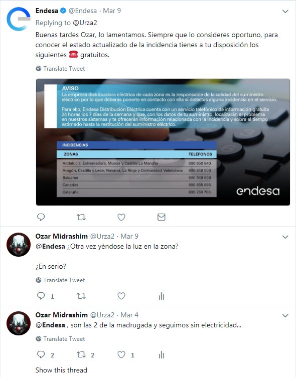 Urza2's tweet photo. Hola de nuevo, @Endesa.

Que parece que no hay constancia de lo que reclamo. https://t.co/m2XvPN4IGR