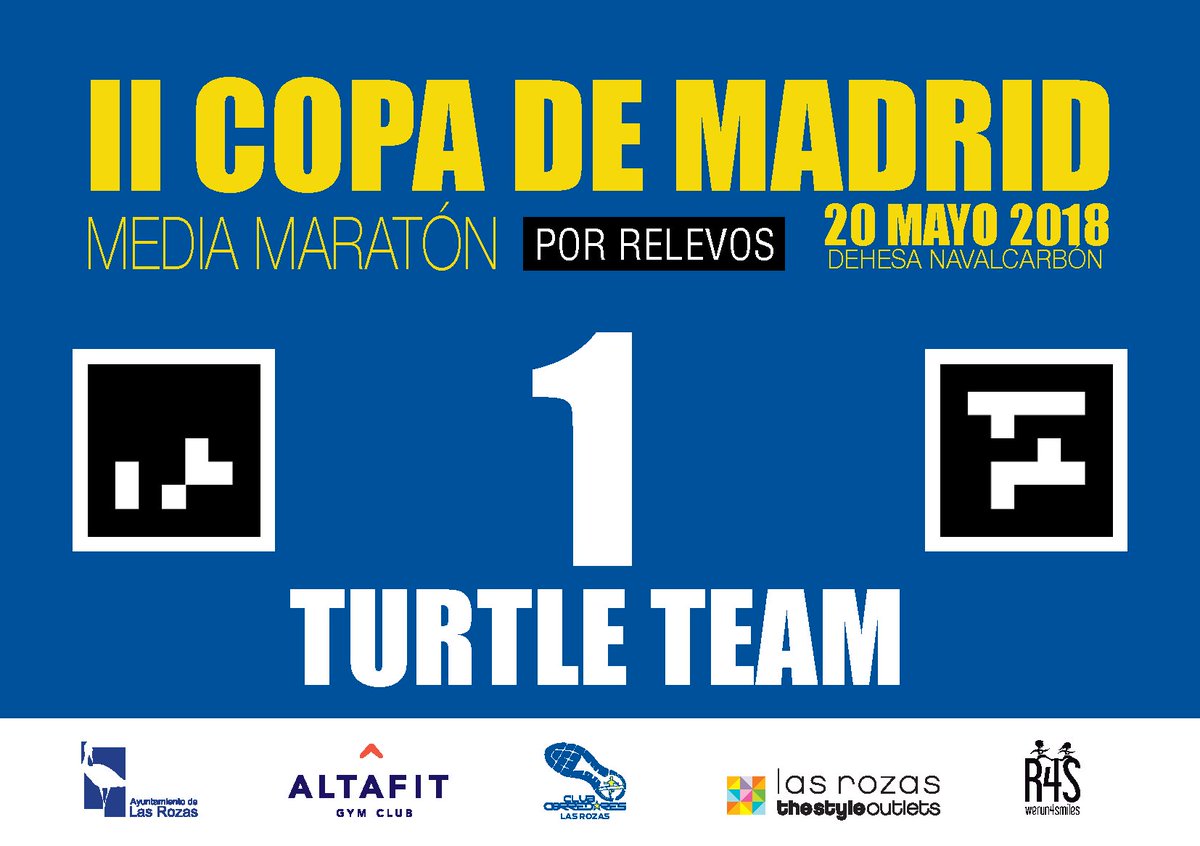Run4S's tweet image. ¡¡Ya tenemos los diseños de los CAMISETAS y DORSALES!!

¿Veis los CÓDIGOS del dorsal? 😲📸
Serán los que os detecten para las fotos, llevad los dorsales bien colocados 😁 👉 Tecnología @Pic2GoSpain #MMRozasR4S

¡CORRED, SÓLO QUEDAN LAS ÚLTIMAS PLAZAS!
👉 mediamaratondelasrozas.com