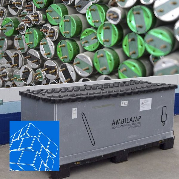 En nuestros #proyectos de sustitución de iluminación convencional por #iluminacionLED utilizamos los contenedores de <a href="/ambilamp/">AMBILAMP</a> para depositar las luminarias convencionales, tan perjudiciales para la salud y el #medioambiente #pasatealed #ahorraconled #DiaMundialDelReciclaje