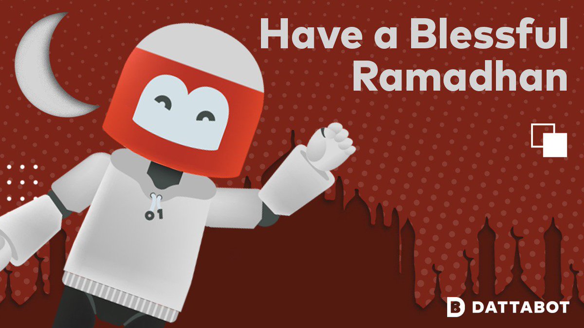 DattaBot's tweet image. Happy ramadhan to all moslems in the world. Wish you a joyous Ramadhan with a plenty of peace, happiness and prosperity.

#Dattabot #BigData #datascienceID #datascienceindonesia #startup #company #startupcompany #technology #computers #datascientist #ramadhan