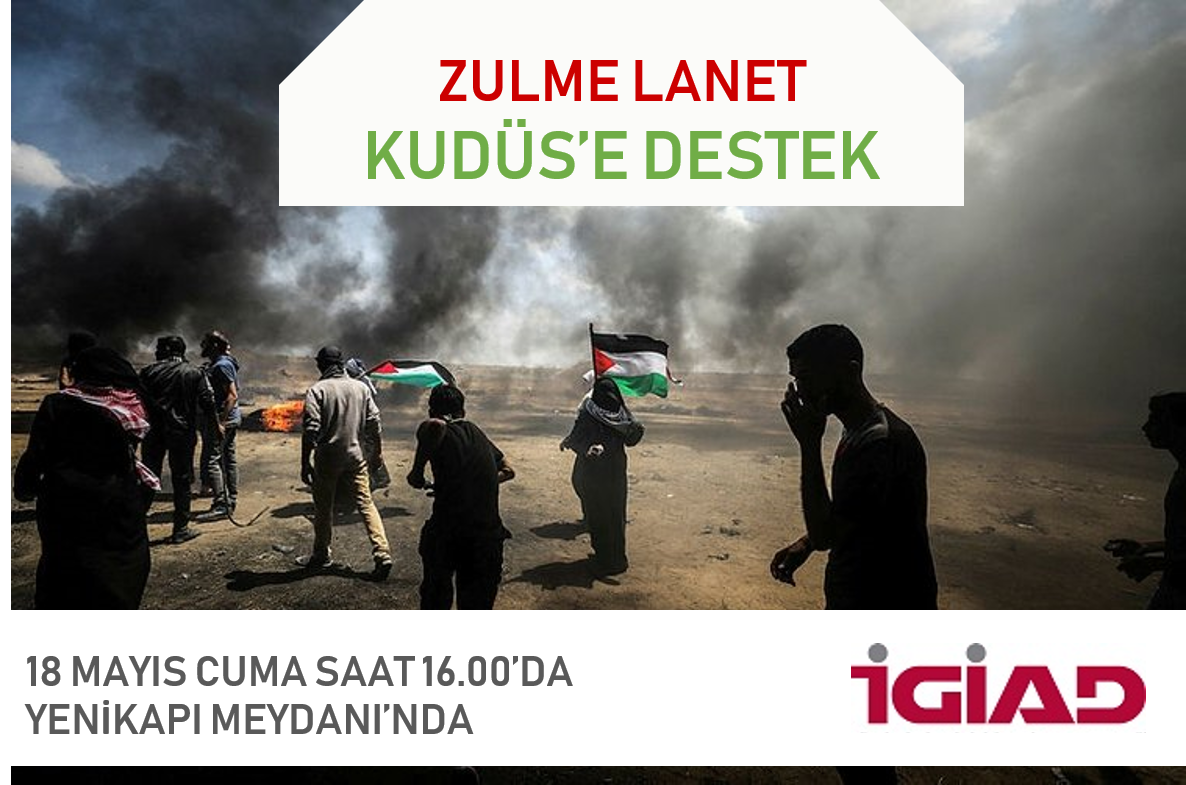igiadtr's tweet photo. Kudüs bizim kırmızı çizgimizdir...
18 Mayıs cuma günü saat 16:00'da "Zulme Lanet Kudüs'e Destek" mitingi için Yenikapı'dayız...
#ZulmeLanetKudüseDestek #FreeQuds #KudüseSahipÇık #Kudüsİslamındır #Kudüs #FreePalestine #Quds #QudsIsRedLineForMuslims https://t.co/ccBj81DxNZ