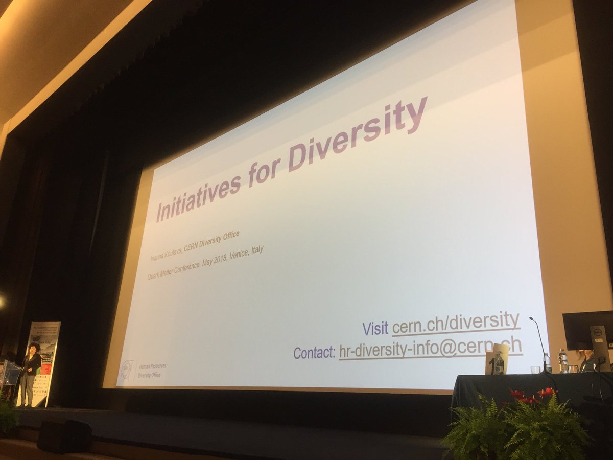 Ioanna Koutova from the <a href="/Cern/">CERN</a> Diversity Office presents Initiatives for Diversity in Physics <a href="/QM2018/">Quark Matter 2018</a>