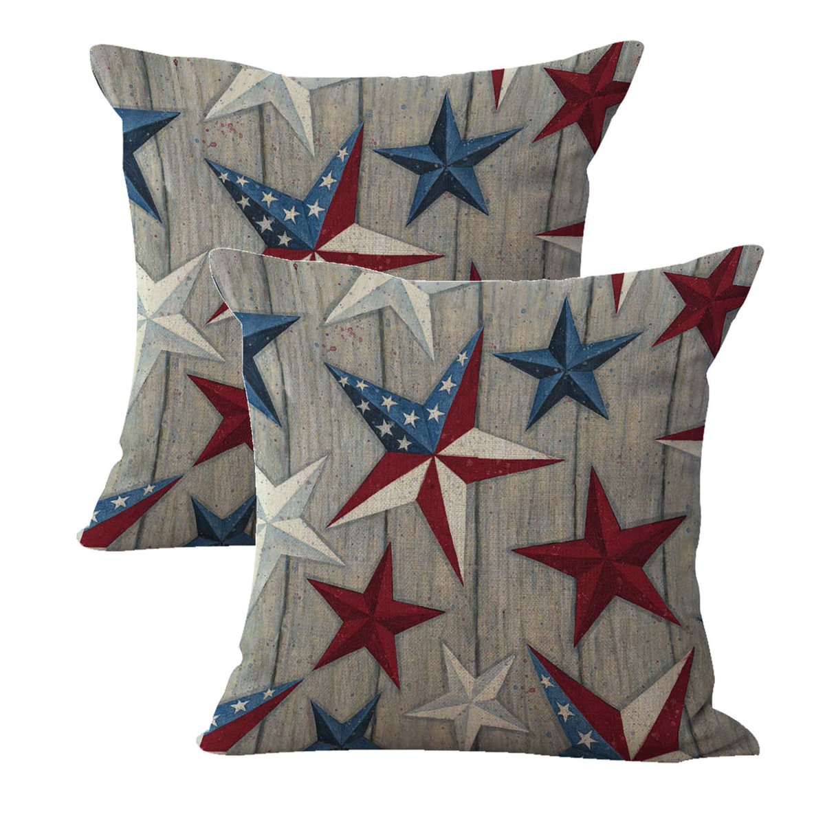 ApparelSarong's tweet photo. Set of 2 American patriotic stars US flag seashell cushion cover. Made of lightweight and durable cotton linen cloth material. Size: 18 in*18 in(45cm*45 cm), Great interior design and decorating ideas for bedroom, living room. Visit https://t.co/xi5avadSte for prices and  orders https://t.co/a9x6uTpvDQ