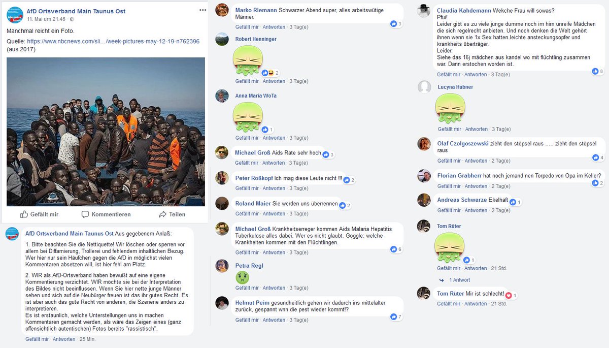 lieb_sein's tweet photo. Hallo liebe @AfD, wehrte Frau @Alice_Weidel , Herr @Joerg_Meuthen, @BjoernHoecke und @AfdTaunus, welche Argumentation führen Sie zur Begründung ihrer neuen Netiquette an und welche Voraussetzung muss ein User erfüllen um auf #AFD Blocklisten zukommen. Lg
#BoehmermannGate https://t.co/j40qnysvDG
