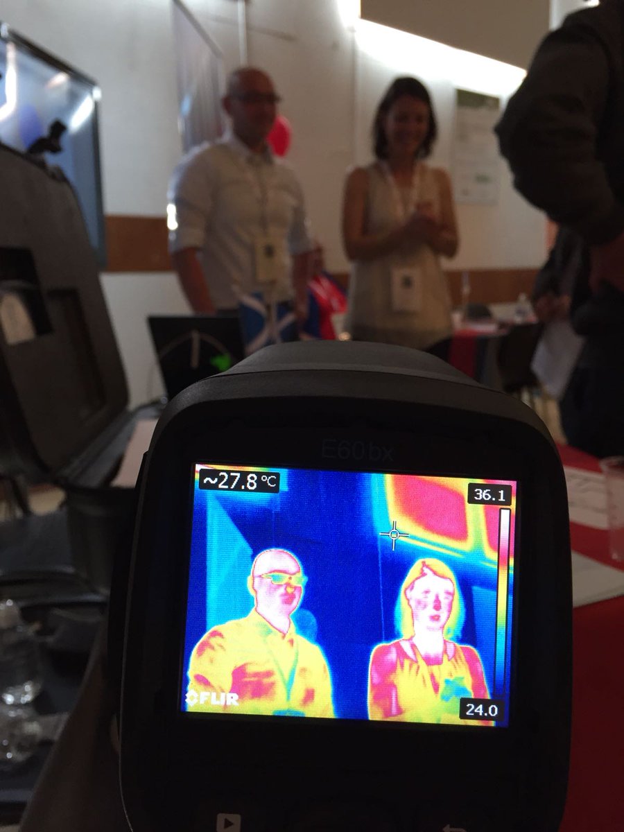 Eliteerasmus's tweet photo. Testing Thermal camera with @bustakerr @ESPScotland https://t.co/63Cls8ppsU