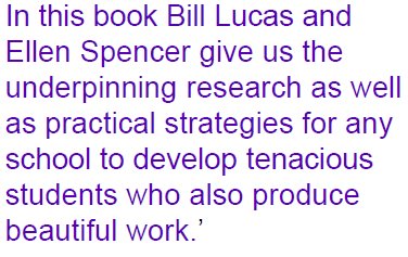 pedagogy4change's tweet photo. .@school21_uk in London says that the hallmarks of tenacity are 'expertise, professionalism, eloquence, grit, spark and craftmanship'. Head Teacher @PeterHyman recommends #DevelopingTenacity to teachers everywhere https://t.co/kbv9DA7U7d @LucasLearn @DrEllenSpencer https://t.co/DgUV4YHXvC