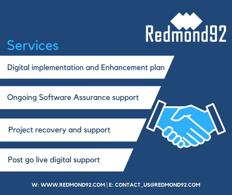 #Redmond92 – Services!
W: redmond92.com | E: contact_us@redmond92.com