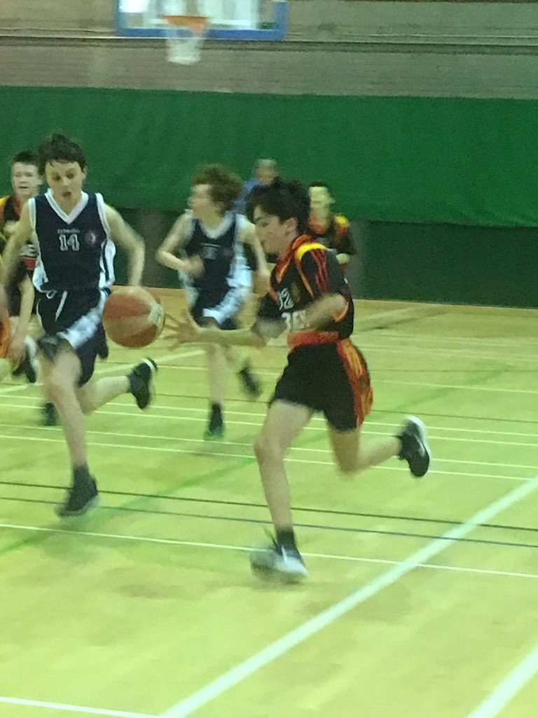 AbbeyCBSSport's tweet photo. Great morning so far in the Antrim Forum for Year 8 Basketball, draw at half time in first match against Aquinas 🏀 @Abbey_CBS https://t.co/5na3LTbqbn