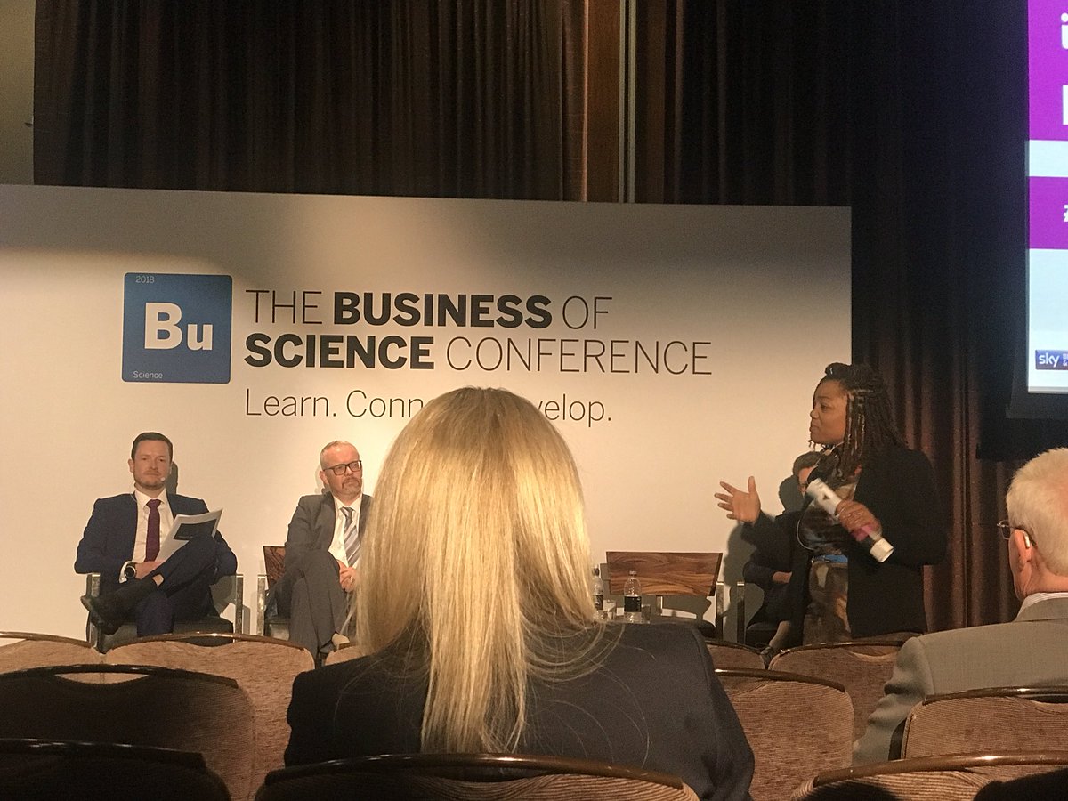 Very inspirational talk from @GKTogobo from @ForwardLadies ‘We need to get information to kids that is relevant, from people who are relatable through mediums that they actually use!’ #WISE #STEM <a href="/BusOfSciConf/">The Business of Science Conference</a> #BoSC18