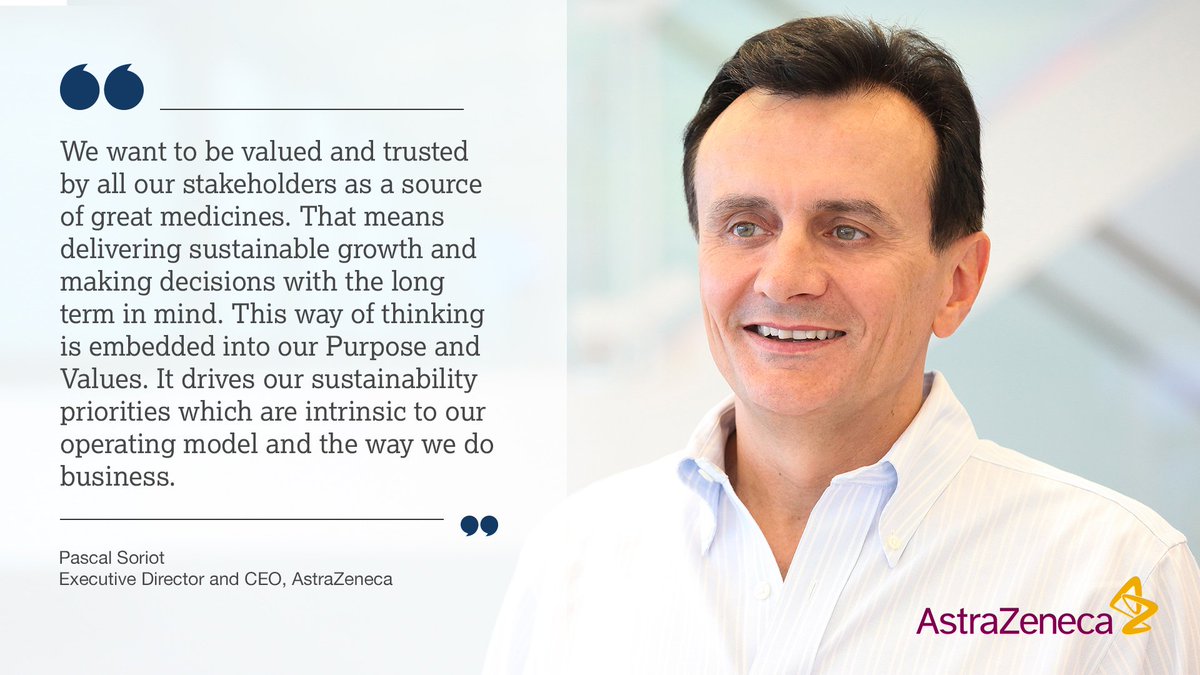 AstraZeneca's tweet photo. What does #sustainability mean to us and how are we continuously working to improve our sustainability efforts across the organisation? Here’s our Sustainability Mission: https://t.co/acr73Kd4MO #sustainablehealth #MakingScienceAccessible https://t.co/RNrJO315LL