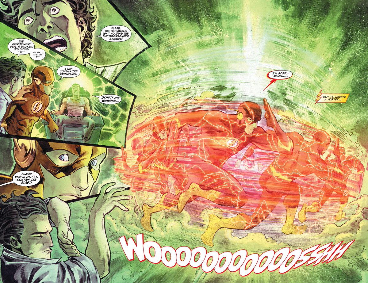 comicsdune's tweet photo. Create a Vortex!
#TheFlash #Flash #BarryAllen #ScarletSpeedster #SpeedForce #BornToRun #KeystoneCity #PreFlashpoint #NewEarth #TheFinalRace #FlashpointParadox #Flashpoint #DCComics #PrimeEarth #Comics #ComicBooks #DCUniverse #New52 #BrianBuccellato #FrancisManapul #ComicsDune https://t.co/uLo46e4cH7