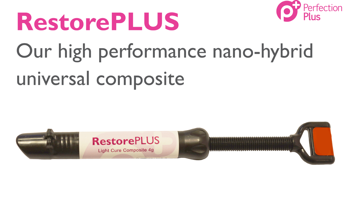 _PerfectionPlus's tweet photo. All eyes on RestorePLUS - our best selling universal composite! 
For more information please visit: https://t.co/UhC40HWqdJ 
#dentistry #dentalproducts #restoratives #composite https://t.co/Ke4YF1R4yT