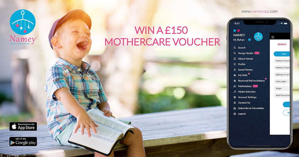 NameyApp's tweet photo. If you're travelling through Chalk Farm, Finchley Central or Highgate on the Northern Line and you see a #Namey poster you could #win a £150 Mothercare voucher.
Full competition details here: https://t.co/Tv3xk5OhKA
GOOD LUCK! https://t.co/9rcIB54I4t