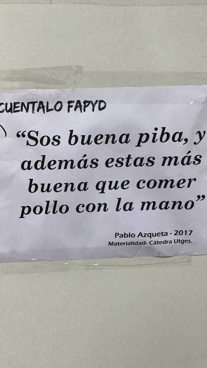 maicapp's tweet photo. Las estudiantes de arquitectura empezamos a hablar y en mi universidad pasó esto. ¿Escuchan ese ruido? Es el patriarcado cayéndose. https://t.co/38v5X0e1ip