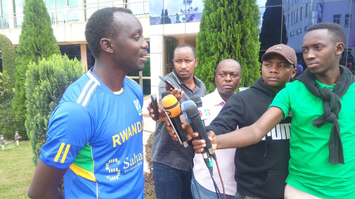 RwandaCricket's tweet photo. According to #Dusabemungu Hirwa Eric - Captain of the Rwanda National Cricket Team, this is the first time @RwaCricketAssoc is hosting a national team. He emphasized that playing against an experienced #Zambian team will boost their preparations ahead of the #WorldT20Qualifiers https://t.co/EURCtCmw6u