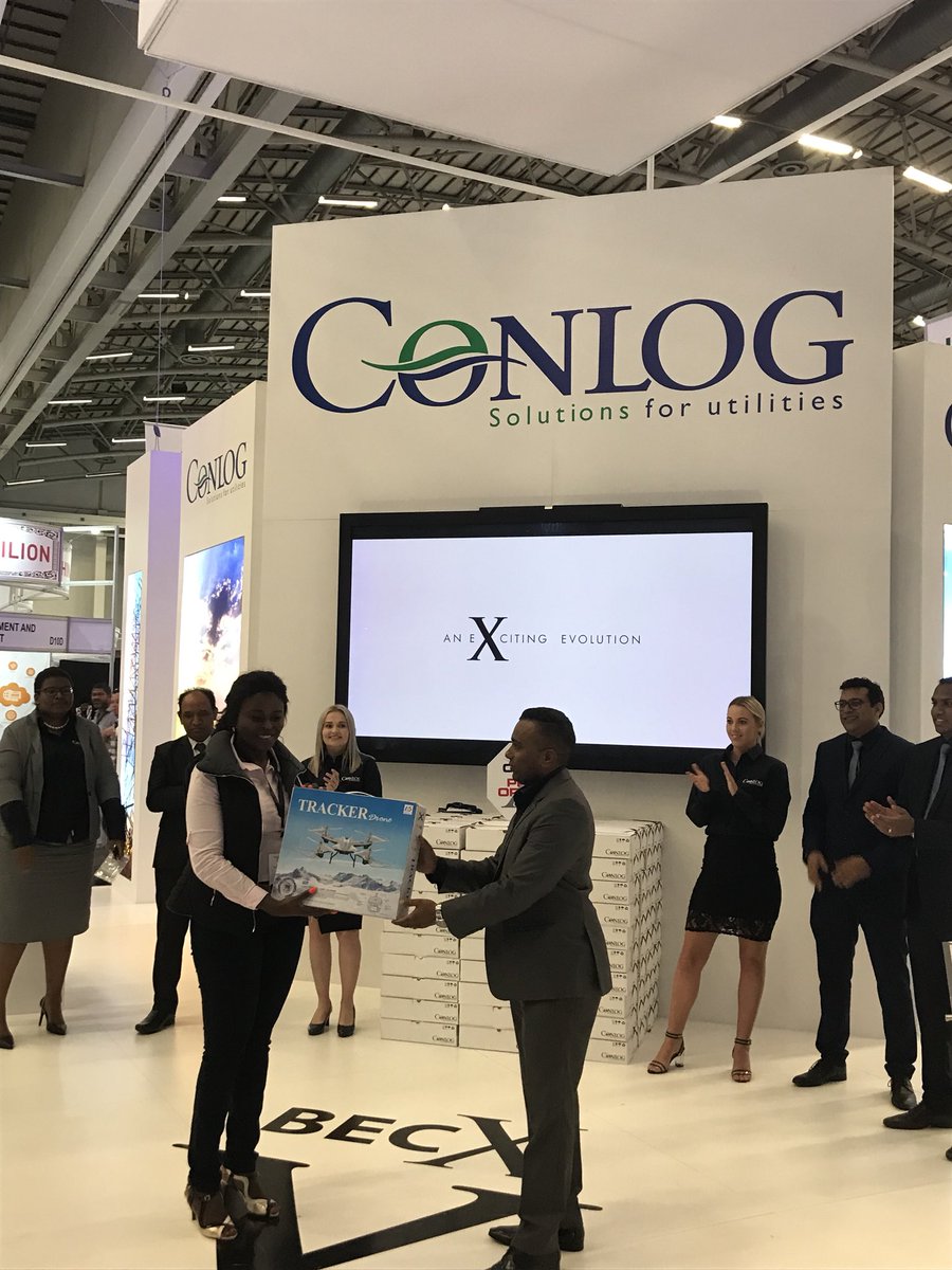 ESIAfrica's tweet photo. And the winner takes home a Drone! @ConlogSolutions @AfricaUtilities #AUW2018 https://t.co/fJddvMLLJn