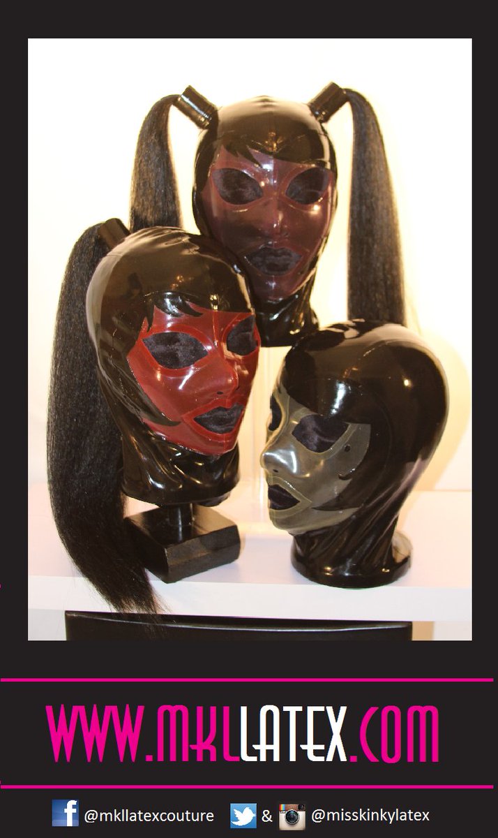 MisskinkyLatex's tweet photo. Come visit us at https://t.co/OqQsRE6rQx order your own customized or ready to wear hood. #latex #latexhood #misskinkylatex #polymorphlatex #paris #latexfashion #latexmodel #rubber #latexfetish #photography #pictureoftheday #fashion #cosplay #ponytail #pigtails #custom https://t.co/lsqBAt7Sey