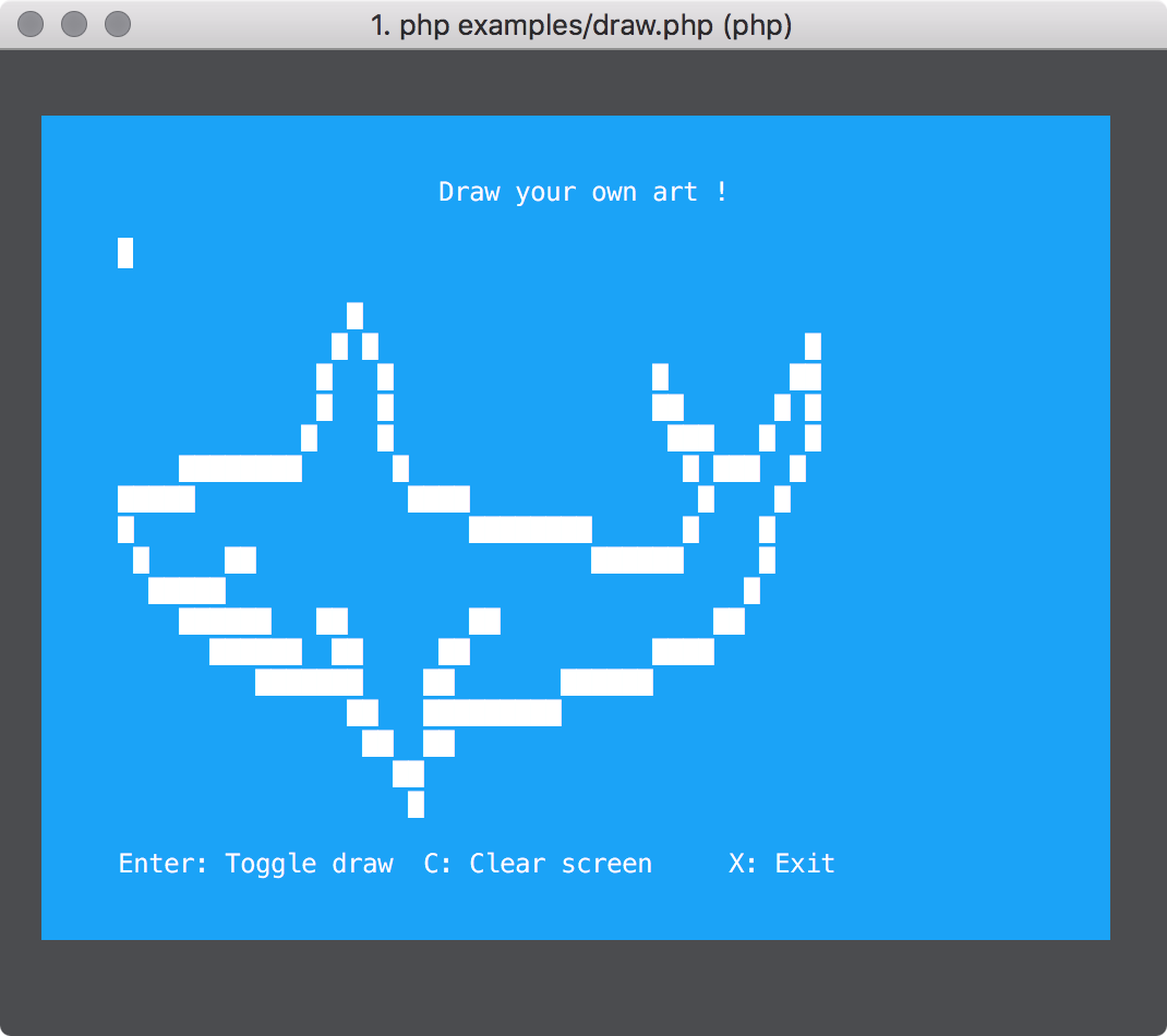 🎉 cli-menu 3.0 tagged. Get it while it’s hot and spread the word! github.com/php-school/cli… - new features include split items, inputs, borders, 256 colours, auto margins and more - you can even draw with it! #php #phpc