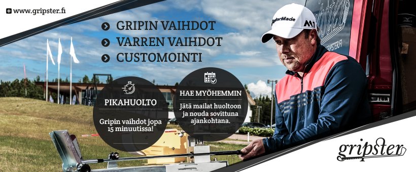 Tiistaina 22.5. TAGi:n alakerrassa toimipistettä pitävä maailman parhaimpiin lukeutuva mailaseppä Gripster siirtää pajansa ulkotiloihin klubin edustalle! Gripster paikalla tiistaina klo 14-20. Vaihdata esim. uudet PURE Gripit settiisi.