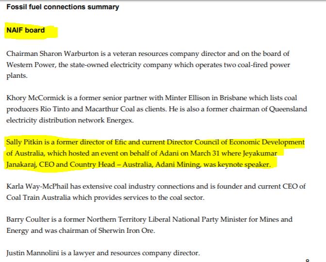 MSMWatchdog2013's tweet photo. @ecodigitography @jacksongs One of the former board members of NAIF, Sally Pitkin, is now on the ABC Nomination Panel (which recommends board members) of @ABCaustralia She also has links to #Adani ~ https://t.co/PnjWPTg0jy
#TheABCFiles https://t.co/Am4ce9eHPg