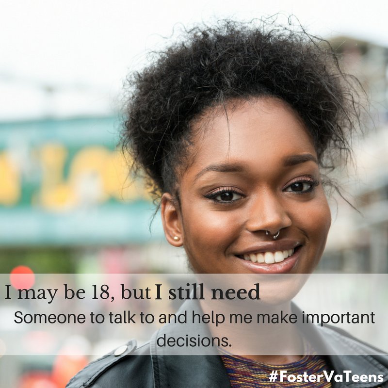 VDSS's tweet photo. 38% of youth in Virginia's foster care program are teenagers. Consider fostering a teen, because though they may be in your care temporarily, the impact you will make in each other's lives can be lasting. https://t.co/1ZLLNlPkkE #FosterVaTeens https://t.co/yL46LUBNWn