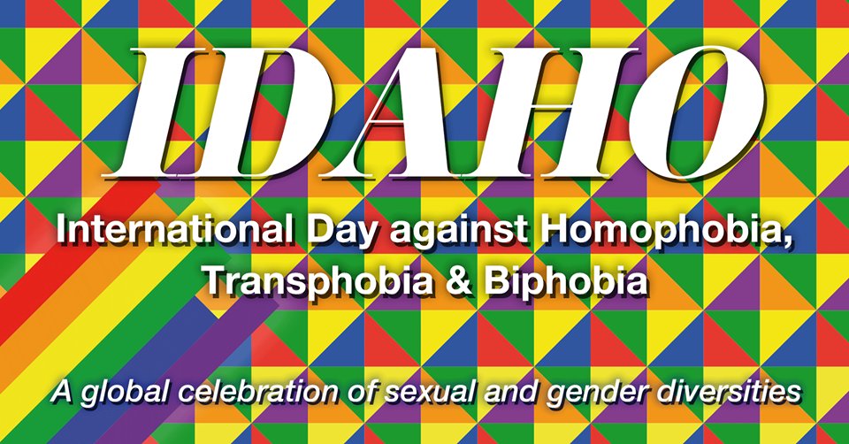 Idag är det IDAHOT-dagen, internationella dagen mot homofobi, transfobi och bifobi.