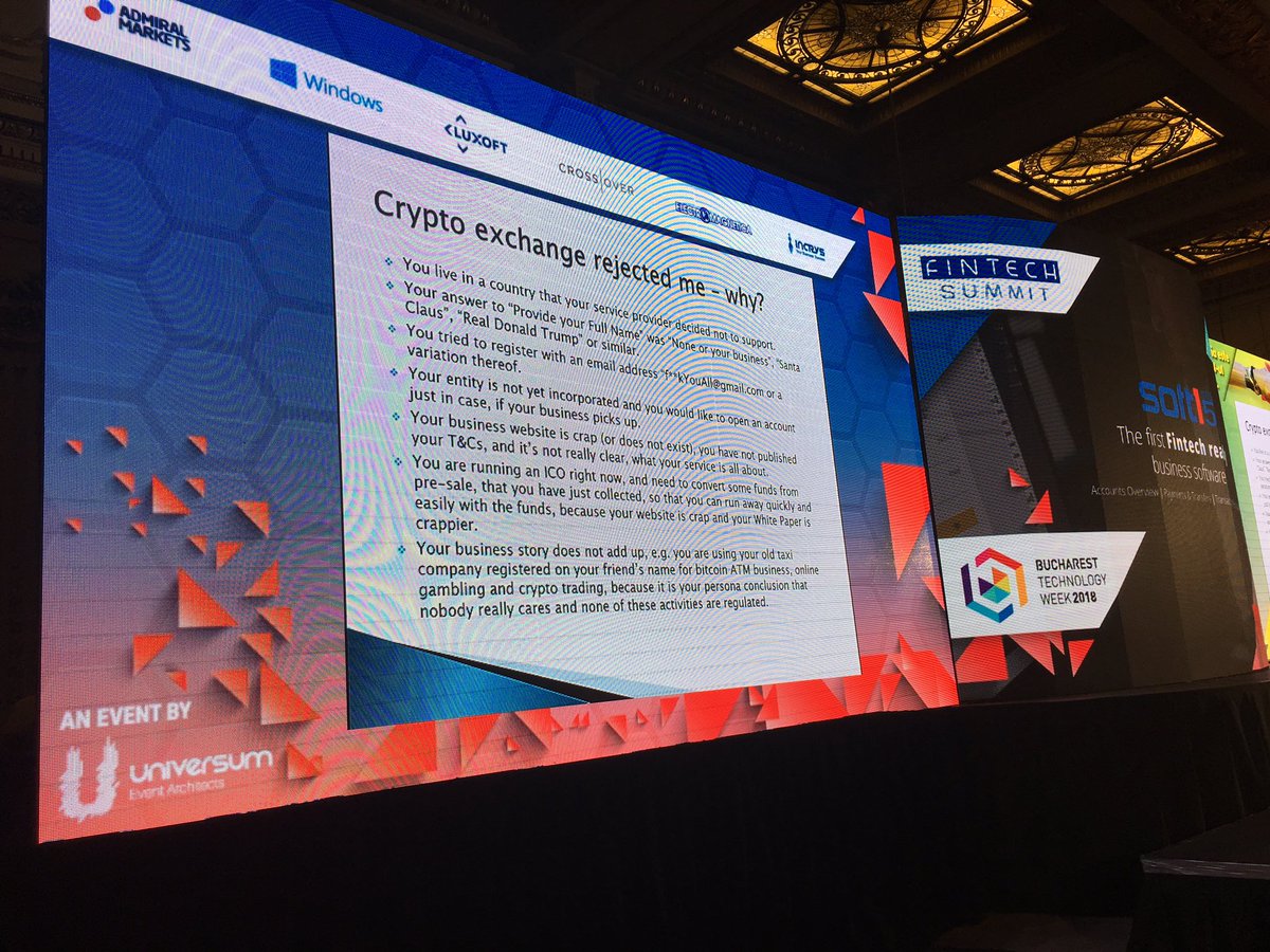 apanican's tweet photo. A very nice surprise to have Yana in #Bucharest for the #Fintech Summit. Very interesting speech about #compliance and #crypto thanks for mentioning #Luxembourg 🇱🇺 https://t.co/Q6gEW3jLDp