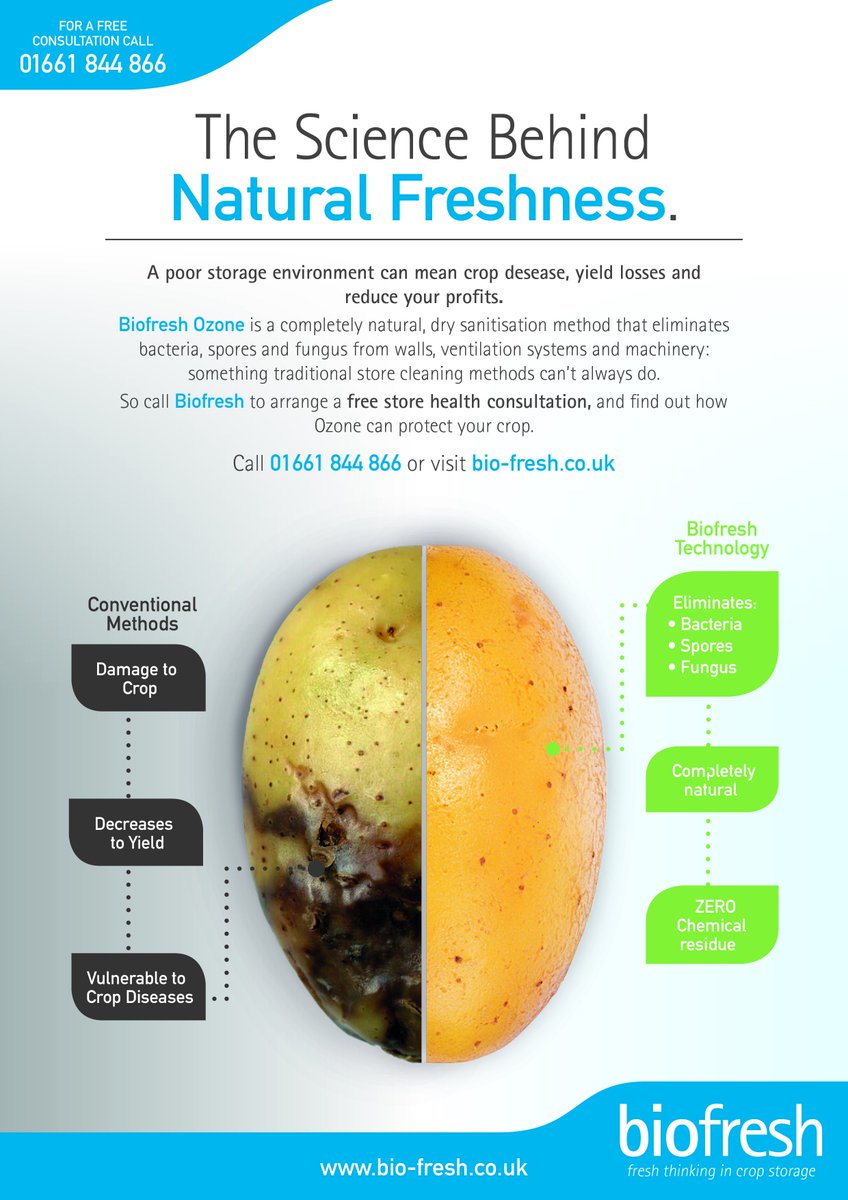 Free potato store health consultations up for grabs - to help you ensure the cleanest storage environment for your crops #potatogrowers #potatofarmer #potatoseedgrower #potatoes #potatostorehygiene