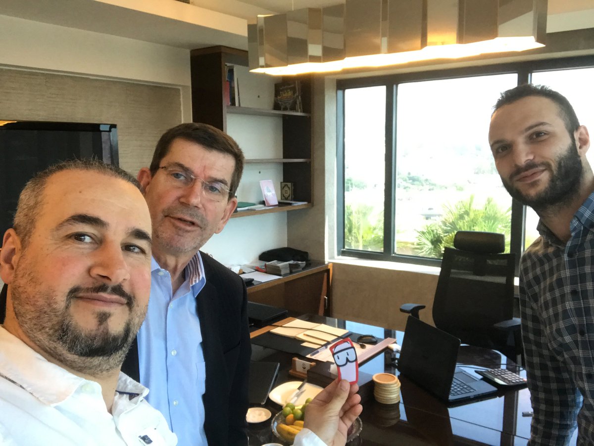 _Sammy_Smart's tweet photo. Thank you Sari, Hassan and further team of Vanrise Solutions to meeting you again in your office to work on on next things... #teles #ontour #vanrisesolutions #lebanon #greatmeeting #thankyouforyourhospitality #lookingforwardtoourcommonfuture https://t.co/wpOzCvOqs7