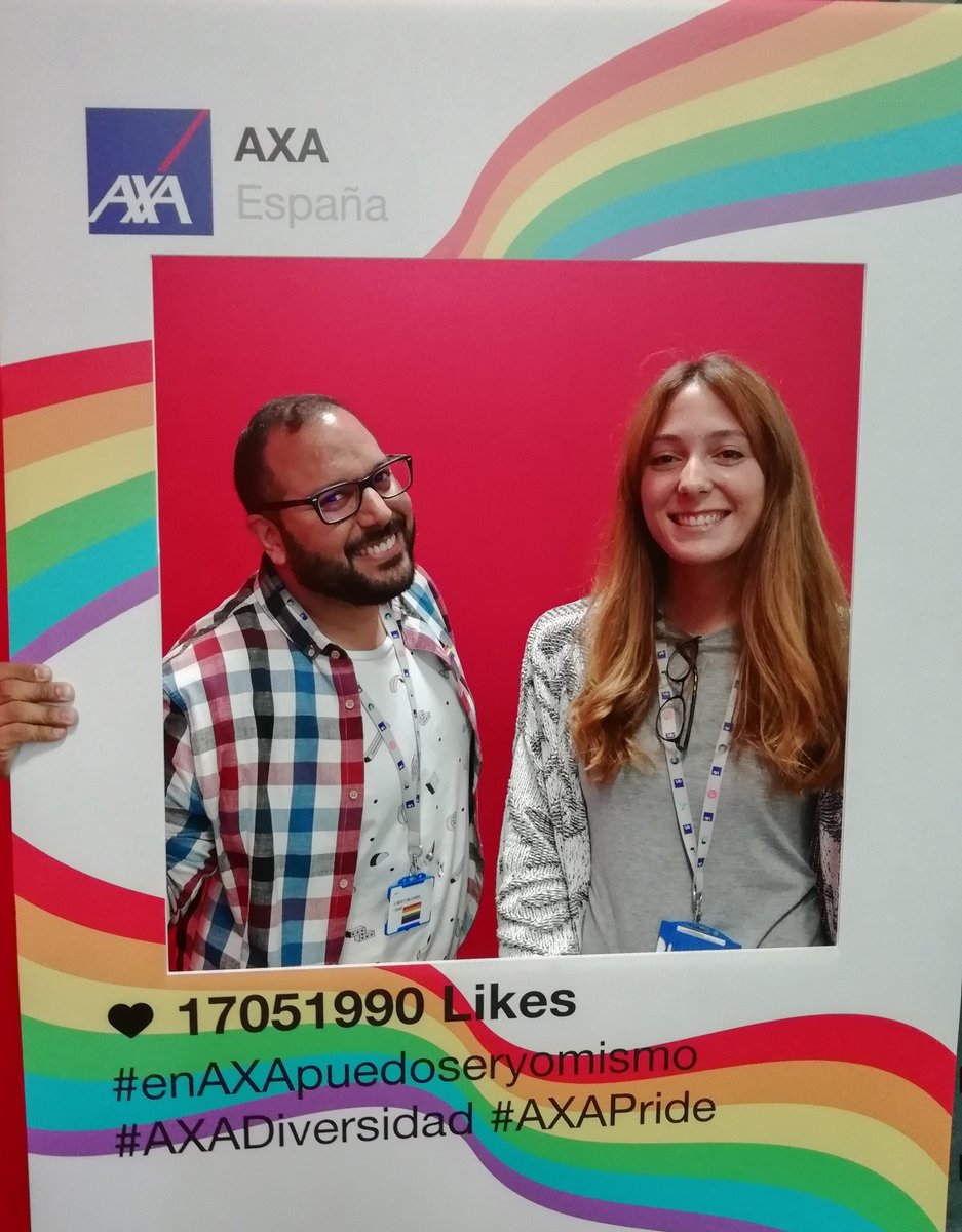 isabelgrguez3's tweet photo. Celebramos en #AXA el Día Internacional contra la Homofobia, Transfobia y Bifobia. Seguimos trabajando para conseguir una empresa y una sociedad cada vez más inclusivas. #enAXApuedoseryomismo #AXADiversidad #AXAPride #DiaContraLgtbfobia #StopLGTBIfobia https://t.co/NwmKjjdCIR