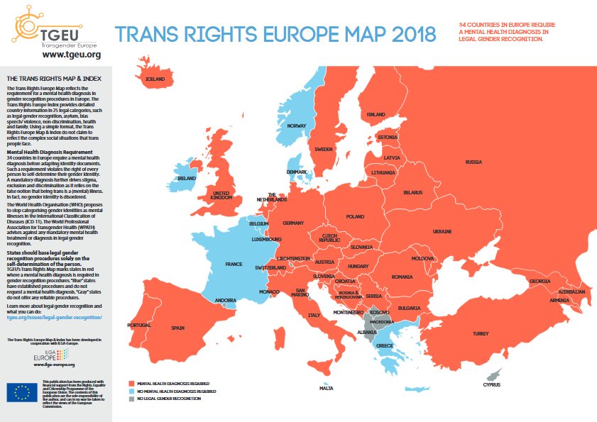 Come si classifica l'#Italia in merito ai #diritti #LGBTI in #Europa? <a href="/ILGAEurope/">ILGA-Europe</a> e <a href="/TGEUorg/">TGEU - Trans Europe and Central Asia</a> mostrano quanto lavoro sia ancora necessario per l'#uguaglianza e il rispetto dei diritti delle persone LGBTI: ilga-europe.org/resources/rain… | tgeu.org/trans-rights-m…