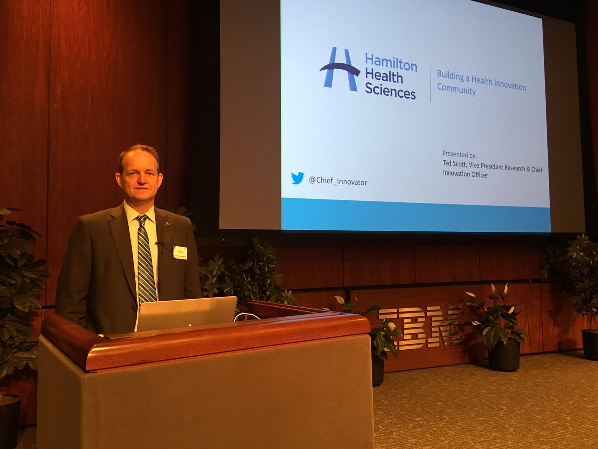 gorda_ibm's tweet photo. Ted Scott @Chief_Innovator speaking at @IBMResearch in Yorktown Heights NY on the topic of Innovation in health care in #HamOnt @HHS_InnovationX with @IBMCanada - thanks Ted! 👍 https://t.co/RtJVH47b3r
