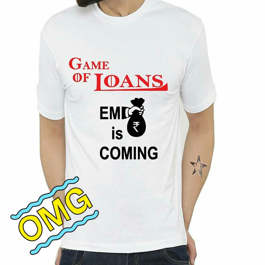 desigrace's tweet photo. Get your cool Game of loans t-shirt with Desigrace and be in trend. Get your t-shirt with us at @249. Offer valid till 2 6th of May-2018 midnight. Order before Offer ends. Tag your friend to show the game of loans.
#gameofloans #newdesign #Exclusive #t-shirt #style #desigrace https://t.co/hN7EJAO86H