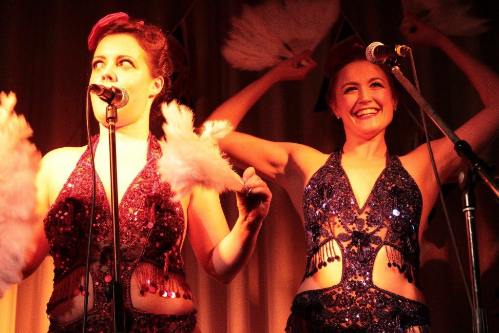 BebeAndLuna's tweet photo. Is #ThrowbackThursday still a thing, we’ve been in a social media wilderness for many many moons. HOPE SO cause we found THIS, from our first ever show! WE WERE BABIES, FIGURATIVE BABIES. https://t.co/WeSRrSS9WF