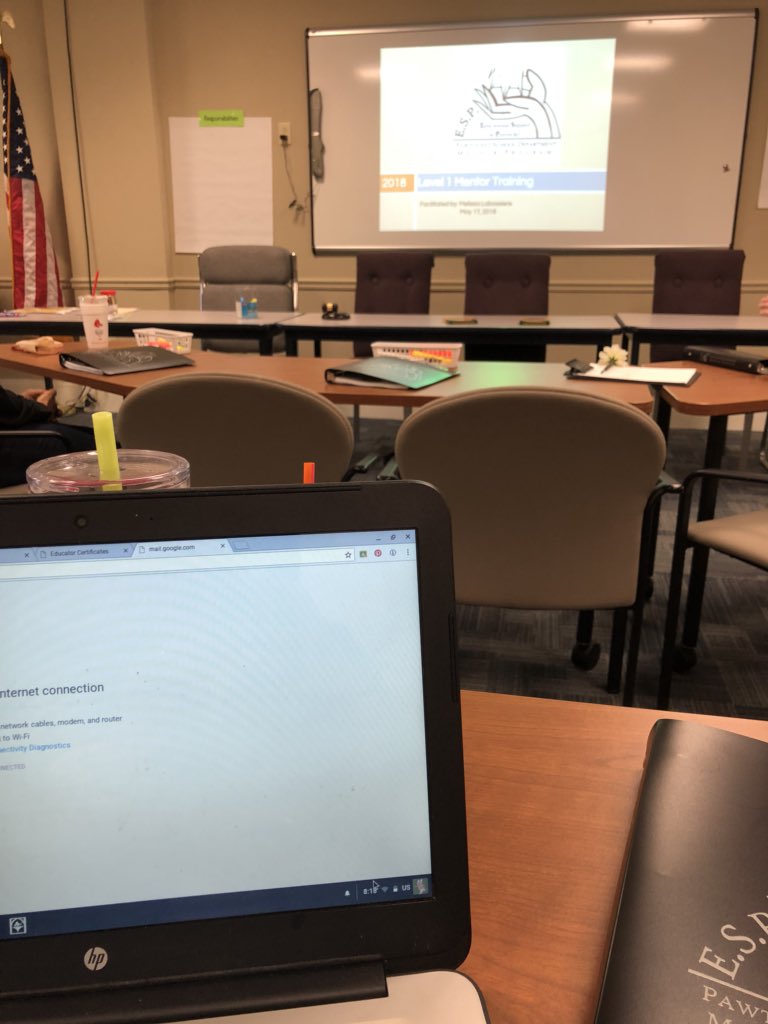 StringfellowSam's tweet image. Being officially trained today as a mentor for new teachers! I’m so honored to have been recommended in only my 4th year of teaching. #finallyofficial #mentorprogram #leadership @PawtucketSup @ksternham @MrBergeron888 @Baldwin_School @Mlabossiere @CarneyLiteracy