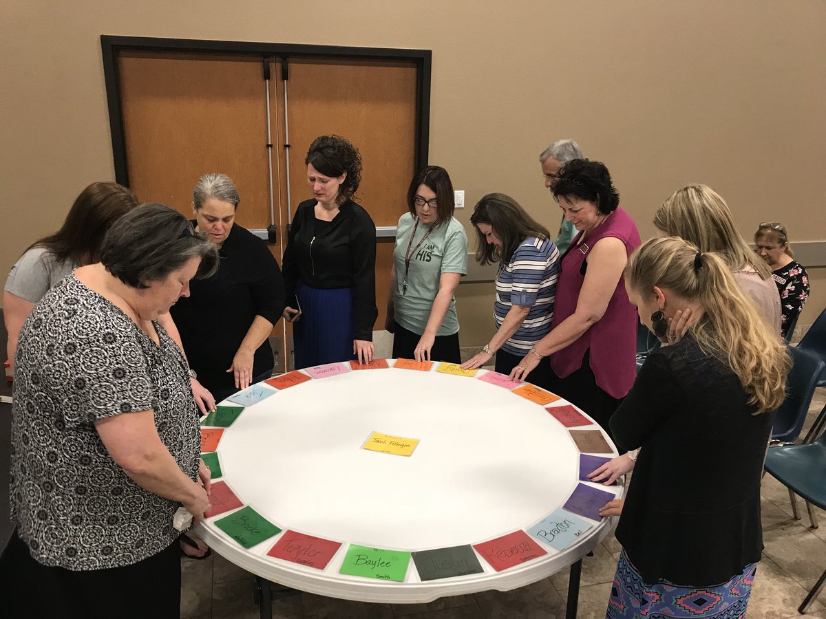 FaithRampage's tweet photo. This morning, our teachers prayed over each senior name by name. As they enter this new chapter of their lives, we pray that they fulfill all that God has called them to be. Joshua 1:9
#youareloved
#youareprayedfor https://t.co/vm2LYBZVF1