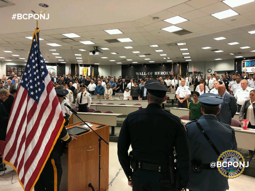 BCPONJ's tweet photo. Swipe 👉 📲 for 📸.
#Yesterday morning local, county, state, #federal #lawenforcement at the #BergenCounty Police Memorial Ceremony, to honor #PoliceMemorialDay at the #PoliceAcademy during #PoliceWeek. 🇺🇸🚓🚔🇺🇸
#BCPONJ #LESM
#CommunityAffairsUnit
#behindthebadge #Police https://t.co/fv9yxRWyMI