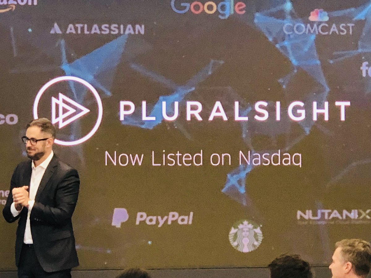 hzynczak's tweet image. Here we go!  
@pluralsight 
#PluralsightIPO
