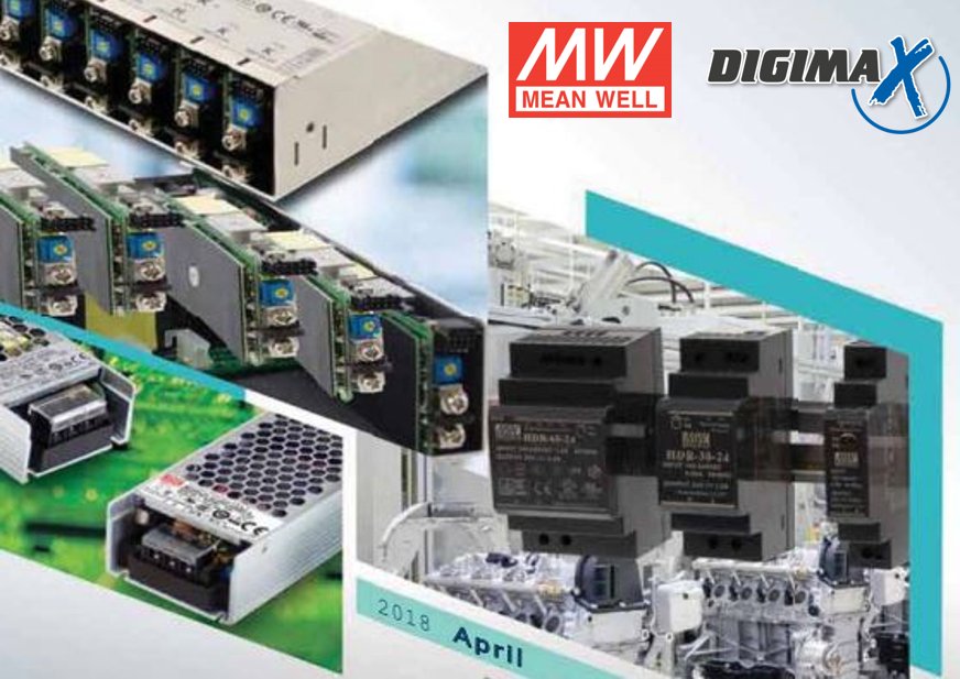 Tutte le novità riguardanti gli alimentatori Meanwell per il settore industriale sono nel nuovo catalogo! Sfoglialo subito! digimax.it/media/e-catalo…