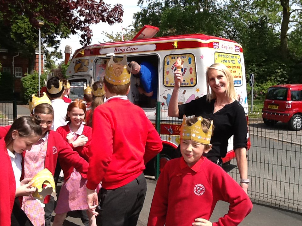 Well done Year 6 - a hardworking SATS week, deserves a visit from the ice cream man!