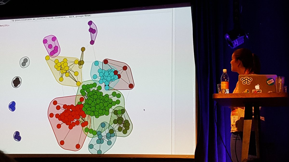 jxerome's tweet photo. Petit court de théorie des graphes et exemples avec le graphe de LinkedIn par @Quantmetry #DataXDay https://t.co/cunZmoMKd0