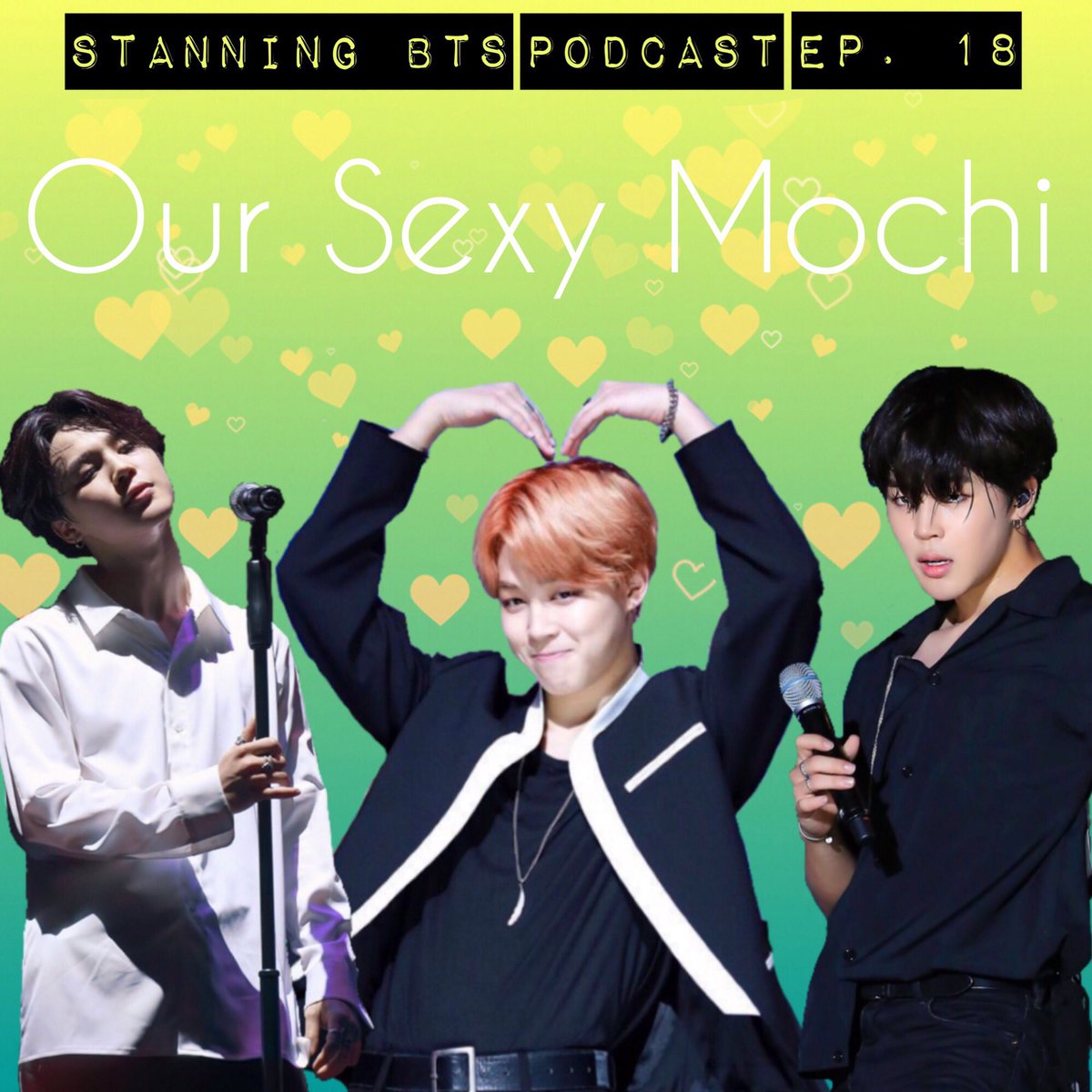 StanningBTSpod's tweet photo. As a birthday present to Kayla, this week's episode is entirely dedicated to her ultimate bias, Park Jimin. Join us as we thoroughly discuss Jimin's roles in BTS, his adorably sweet personality, and some of his most iconic moments. 💖💖💖
#StanningBTS @BTS_twt https://t.co/cBOEmUs0dD