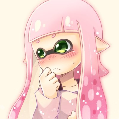 照れイカちゃん(5月17日) #今日のピンクイカちゃん #スプラトゥーン2