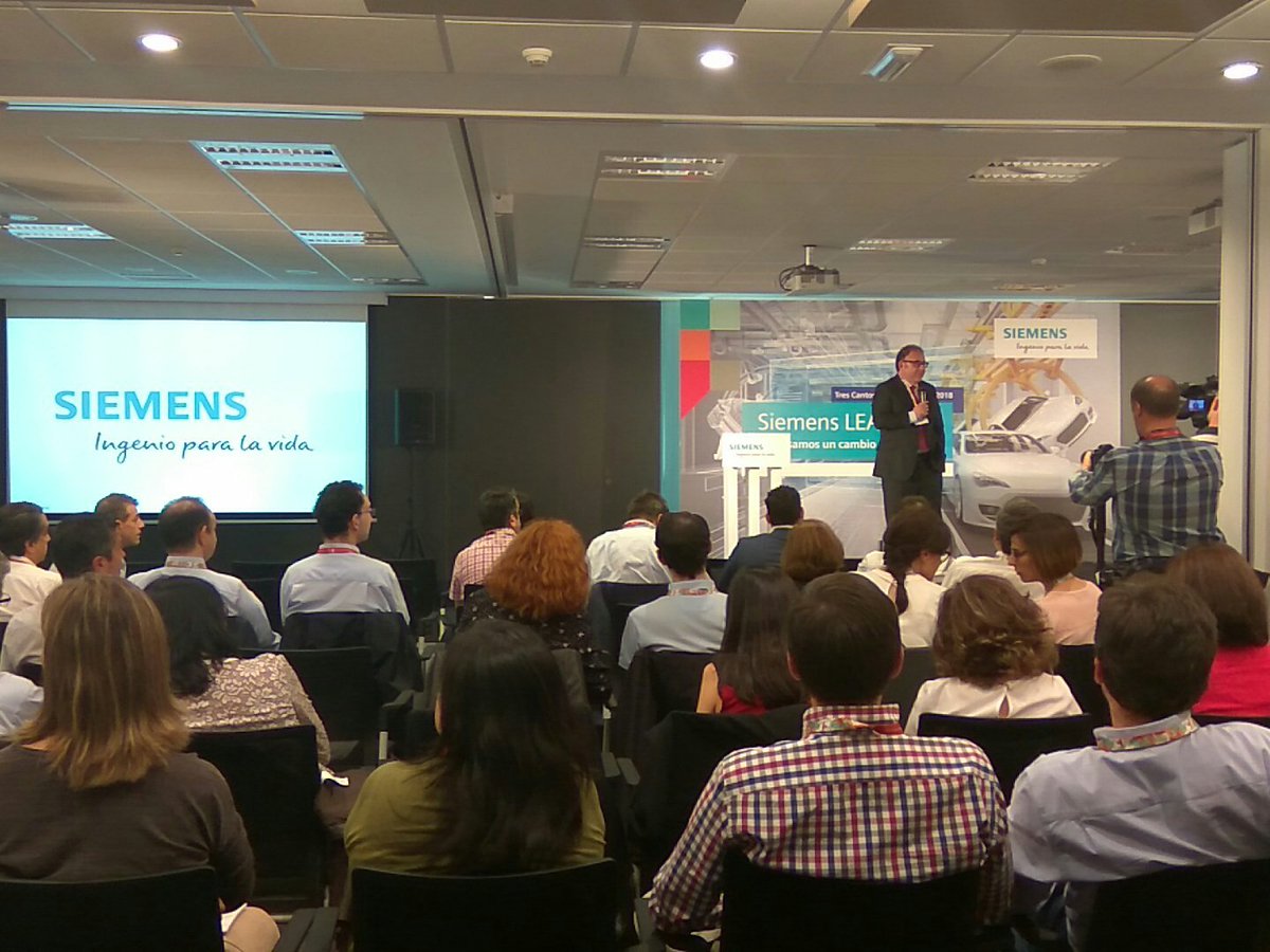 siemens_es's tweet photo. Carlos Fraile, director general de @rnconsulting_es y de @lean_community, clausura la jornada #LEANDay https://t.co/h6NzKixOOV