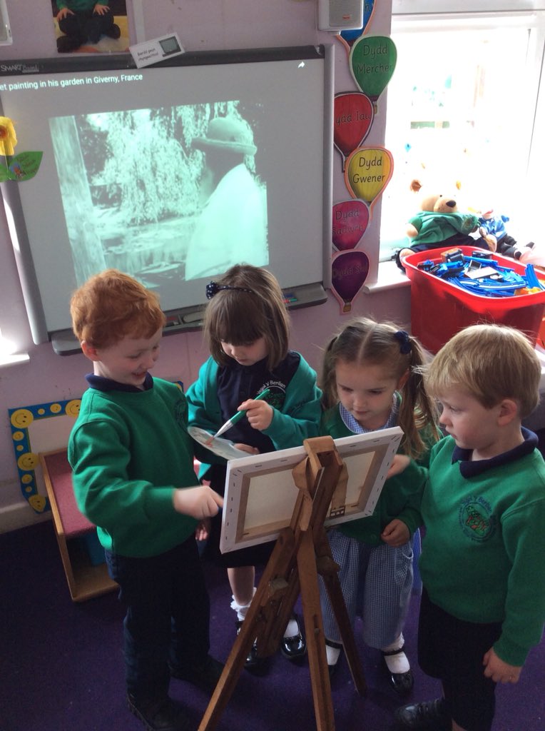 yberllandeg's tweet photo. Plant Meithrin y Bore yn dechrau dysgu am Monet. https://t.co/uVle8Yhg7c